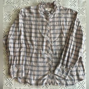 Xirena Jensen Flanel Shirt-Lilac Quartz